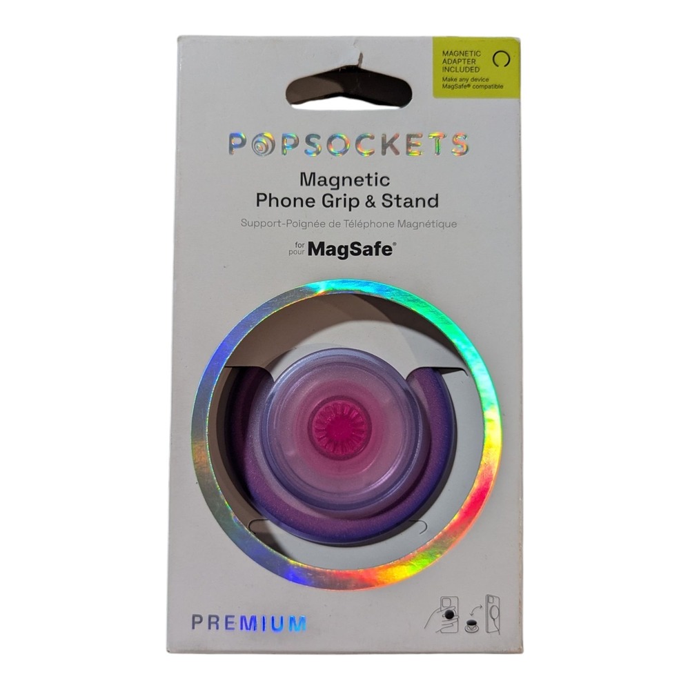 PopSocket Premium Purple Magnetic Grip & Stand